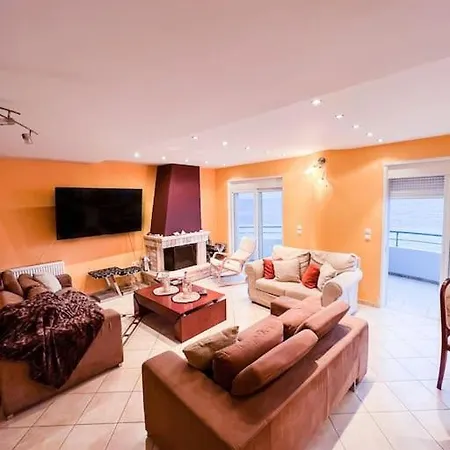 Blue Cave Luxury Maisonette View To The Corinthian Sea Xylokastro Esterno foto