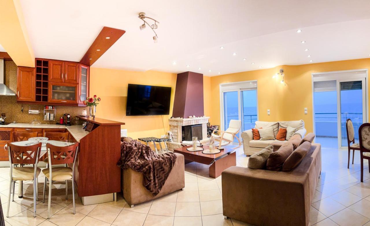 Apartment Blue Cave Luxury Maisonette View To The Corinthian Sea *