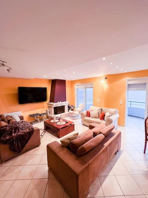 Apartment Blue Cave Luxury Maisonette View To The Corinthian Sea *